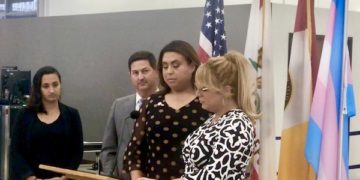 For the first time, city raises Transgender Pride Flag