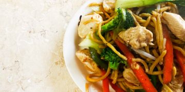 Asian ingredients for the pantry and an Easy Chow Mein Recipe