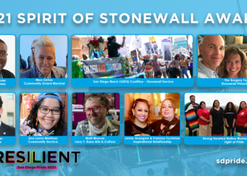 SAN DIEGO PRIDE: Spirit of Stonewall Awardees