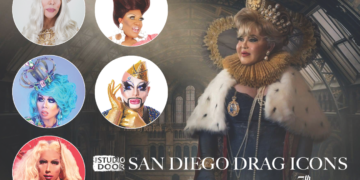 The Studio Door celebrates its 7th Anniversary with San Diego Drag Icons Exhibition Fundraiser