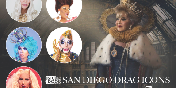 The Studio Door celebrates its 7th Anniversary with San Diego Drag Icons Exhibition Fundraiser