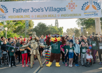 Thousands of San Diegans to Flock Back to Balboa Park for Father Joe’s Villages’ 21st Annual Family Friendly Thanksgiving 5K